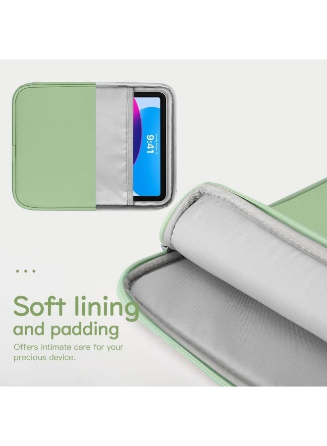 9-11 Inch Tablet Sleeve Bag Carrying Case for iPad (A16) 11th Gen 11", iPad 10th Gen 10.9" Air 5/4, i-Pad Air/Pro 11", i-Pad 9/8/7th, Galaxy Tab A9+ Plus 11", Remarkable 2 10.3", Light Green - Image 4