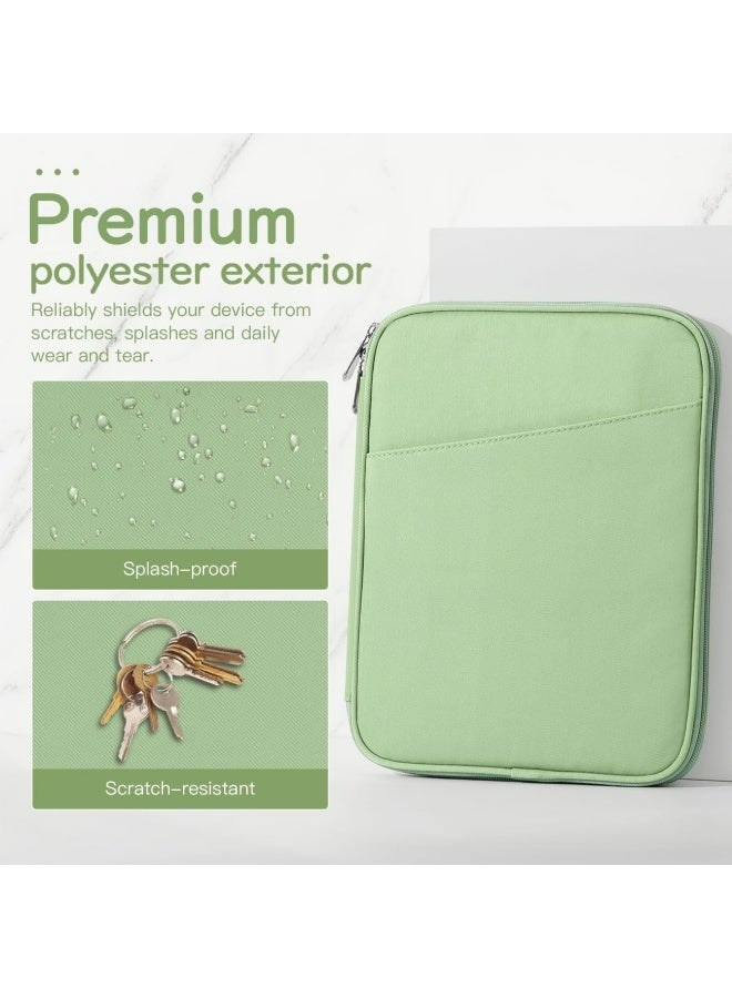 9-11 Inch Tablet Sleeve Bag Carrying Case for iPad (A16) 11th Gen 11", iPad 10th Gen 10.9" Air 5/4, i-Pad Air/Pro 11", i-Pad 9/8/7th, Galaxy Tab A9+ Plus 11", Remarkable 2 10.3", Light Green - Image 3