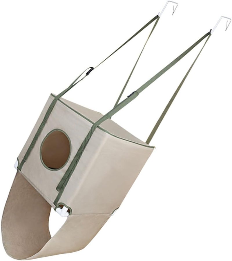 Breathable Polyester Cats House 2 Layer Hanging Bed Door Mounted Space Saving Design Hammock for Households Double Layer Cats Hammock - Image 1