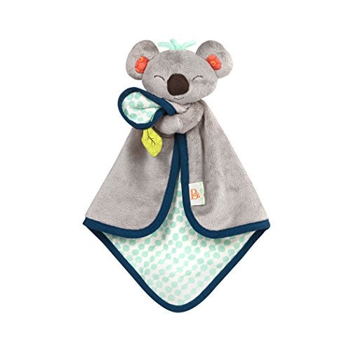 B. toys – Koala Lovey – Plush Security Blanket – Stuffed Animal for Babies – Soft Baby Blankie – Newborn, 0 Snugglies – Fluffy Koko - Image 1