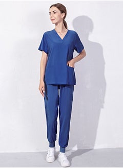 Gasin Medical Scrubs, Women's Medical Scrubs, Blue Medical Uniform, Medical Scrub Sets  - Image 1