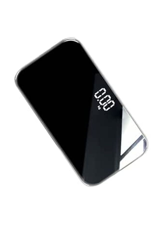 Portable Mini Digital Weight Scale Rechargeable Body Scale Black for Home Travel Auto Off - Image 1