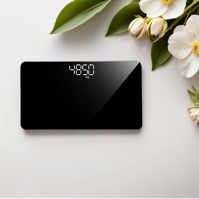 Portable Mini Digital Weight Scale Rechargeable Body Scale Black for Home Travel Auto Off - Image 5