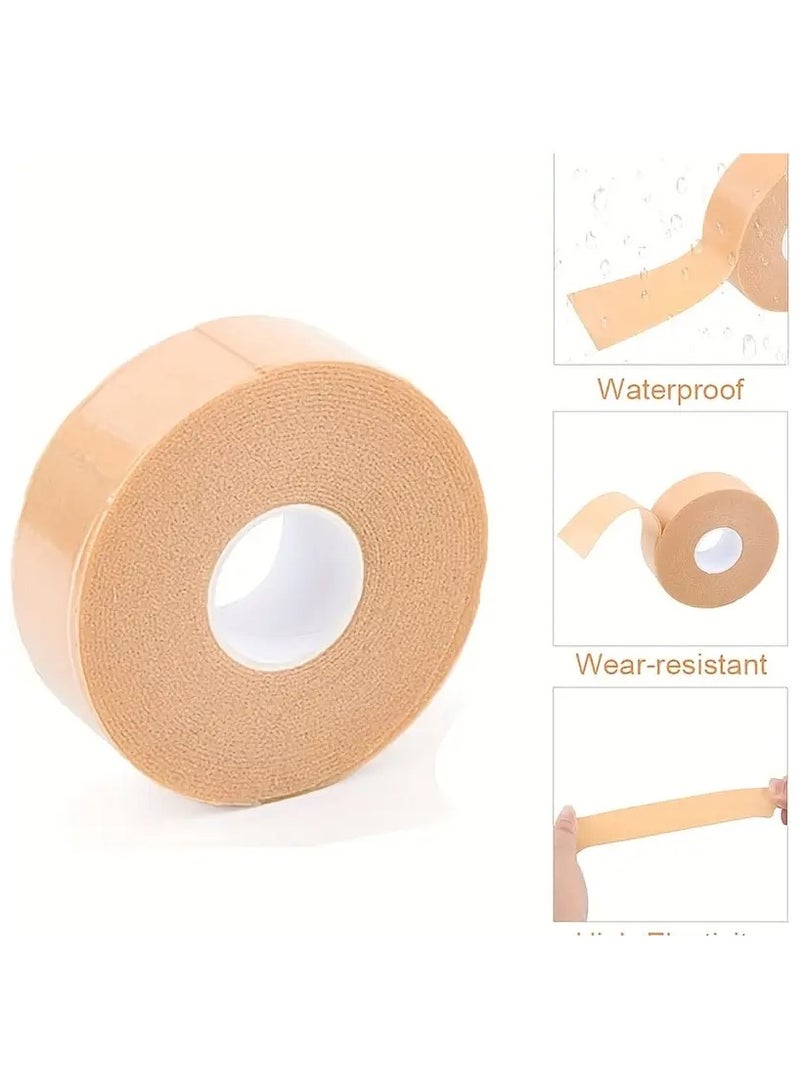 جلوسكي UltraProtect Blister Shield Tape - مقاومة للماء ، ومغطاة بالرغوة ، ومضادة للنفعات للمجردين والرياضيين - تمنع النفعات على الكعب وأصبعين القدم والأصابع مع الراحة والدعم المتفوقين - Image 5