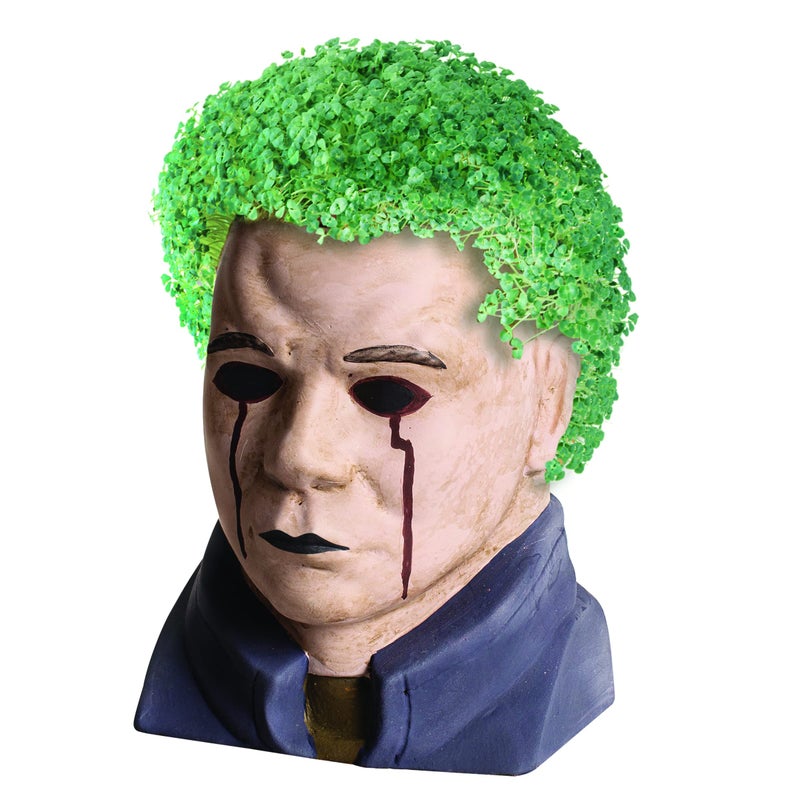 Chia Pet Michael Myers with Seed Pack, Decorative Pottery Planter, Easy to Do and Fun to Grow, Novelty Gift, Perfect for Any Occasion - Image 3