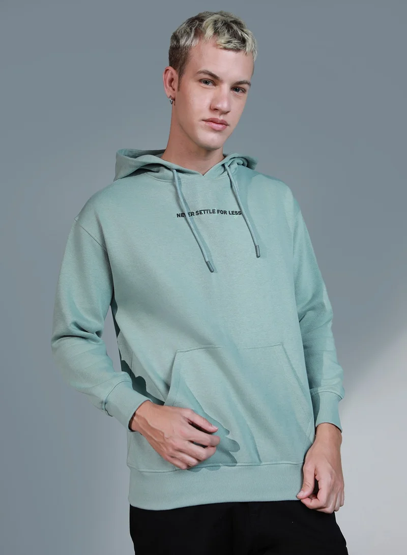 Hubberholme Sage Green Sweatshirt For Men