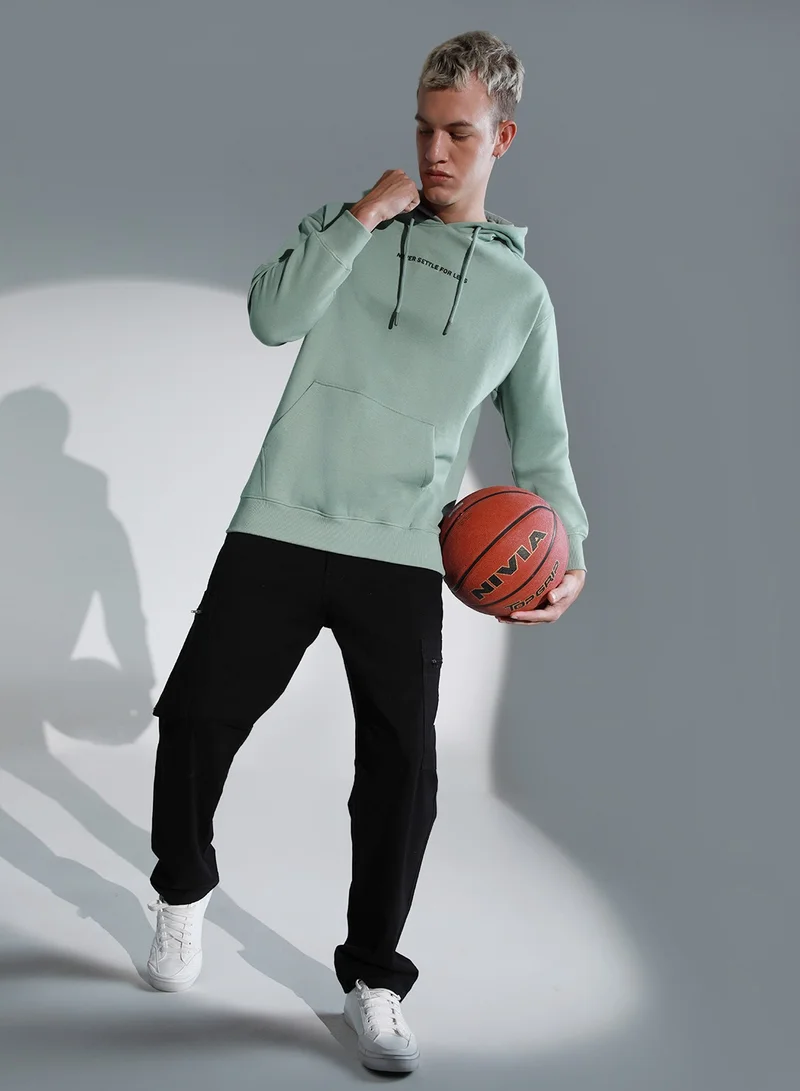 Hubberholme Sage Green Sweatshirt For Men
