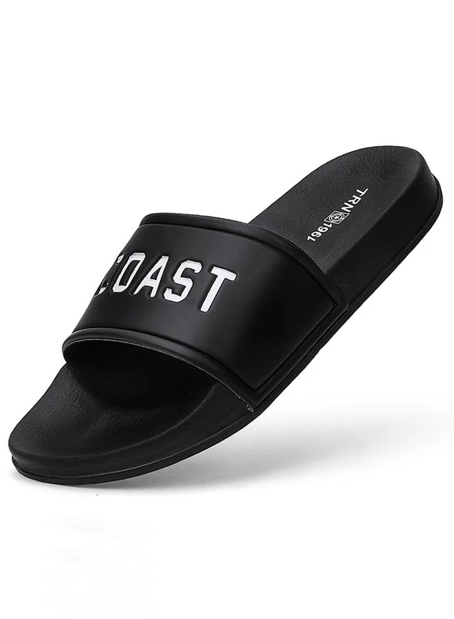 Take Two Men Black West Coast Slide Sandals