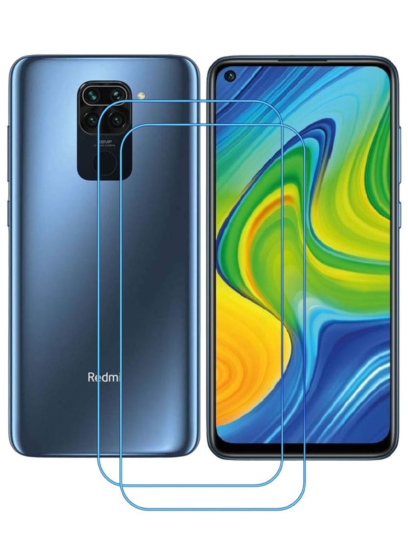 ACLIX 2 Pieces Antistatic ESD Dustproof Premium Quality High Definition Clear Tempered Glass Screen Protector Designed For Xiaomi Redmi Note 9 - Image 1