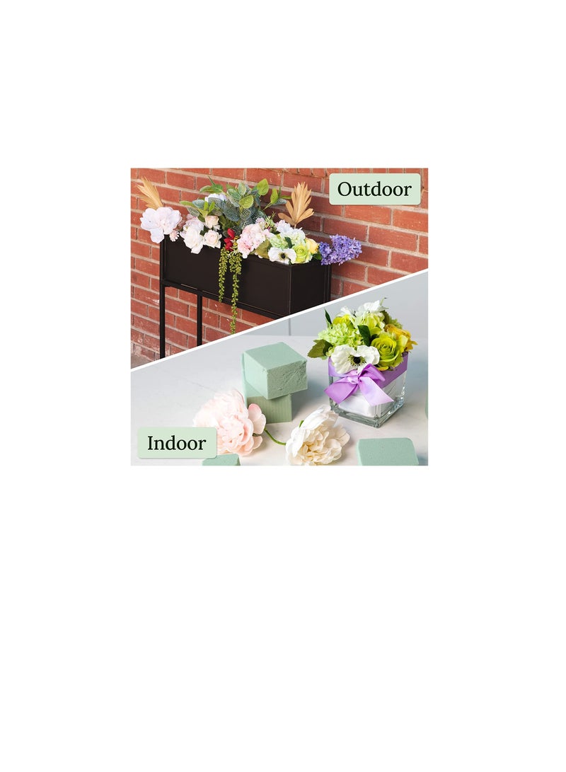 Premium Dry Floral Foam Blocks for Flower Arrangements 6pk, Styrofoam Block for Artificial Flowers & Plant Decoration, Great for Crafts, Green Foam Bricks, Florist Foam Brick Flower Foam Block In Bulk - Image 3