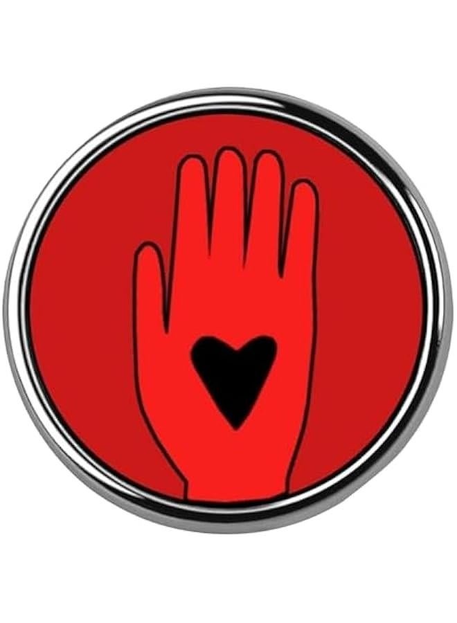 Generic Ceasefire Pin, Unique Ceasefire Enamel Pin, Round Ceasefire Lapel Pin, Pray For Peace Round on Badge Pin, Lapel Pin Hat Shirt Pin Tie Tack Pinback, Praying For Peace - Image 1