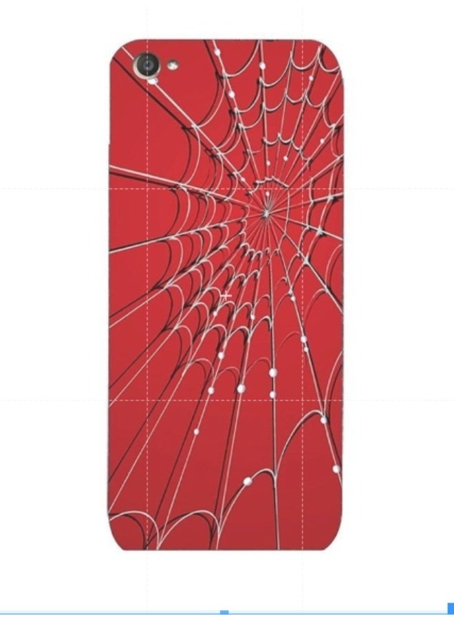 TPU Silicone Case with Spider Web Pattern For Vivo X9s Plus Red