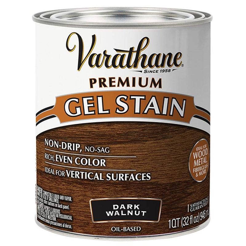 Varathane 358301 Premium Gel Stain, Quart, Dark Walnut - Image 3