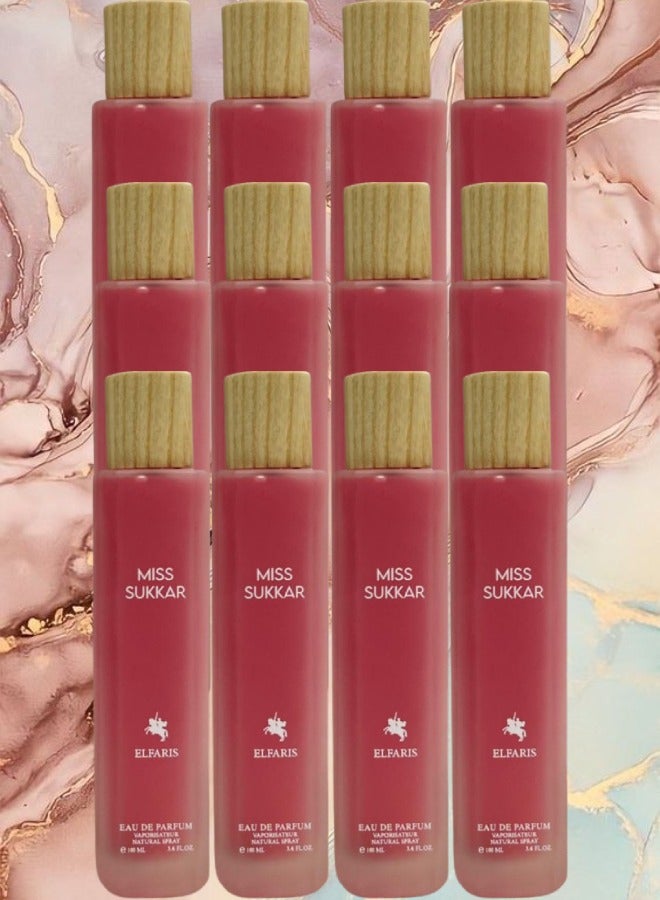 Fares 12 Pieces Miss Sukkar ElFaris EDP 100ML - Image 1