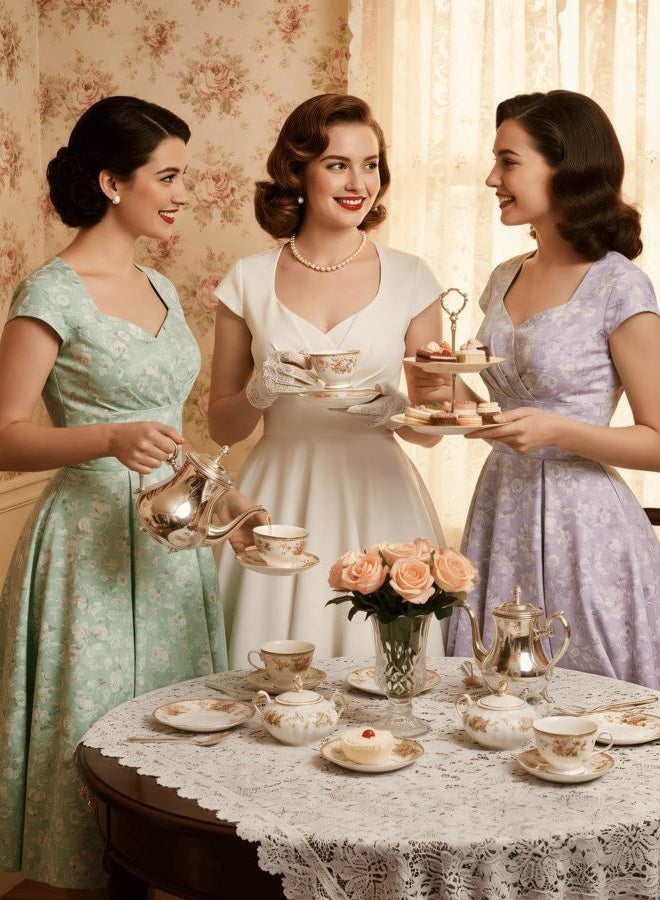 Bbonlinedress Women's Retro Vintage Cocktail Party Wedding Prom 1950s Summer Formal Swing Pin Up Dress Off White L - Image 2