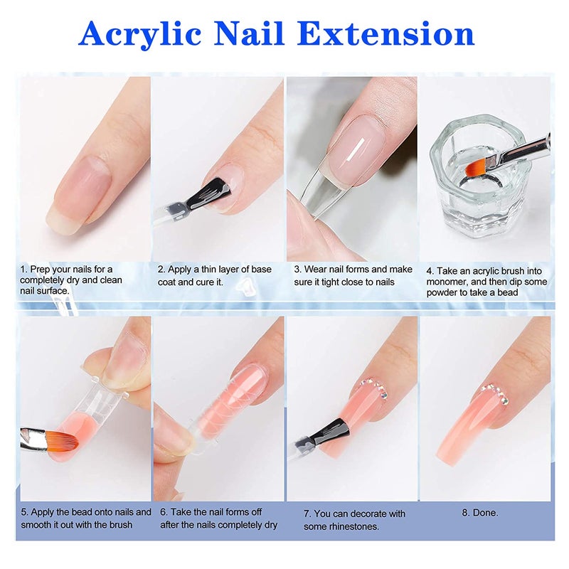 MAGIC ARMOR Acrylic Liquid Monomer - 150ml Professional Acrylic Monomer for Nail System Kit, Quick-Dry for Nail Extensions - Image 5