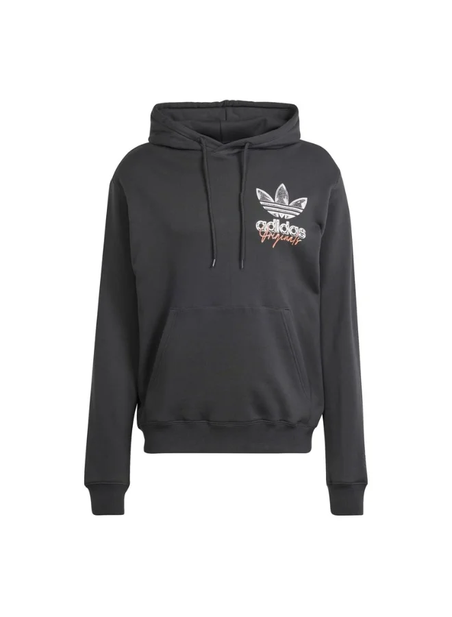 اديداس adidas TREFOIL HOOD 3 Black Originals Men SWEATSHIRTS