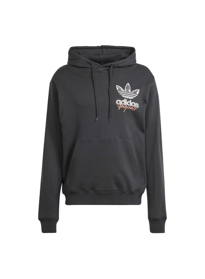 adidas Originals adidas TREFOIL HOOD 3 Black Originals Men SWEATSHIRTS - Image 1