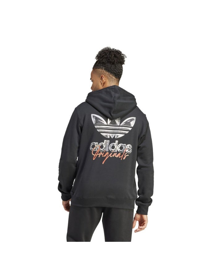 adidas Originals adidas TREFOIL HOOD 3 Black Originals Men SWEATSHIRTS - Image 5