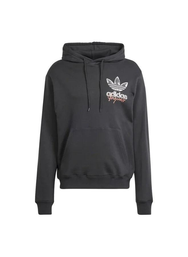 اديداس adidas TREFOIL HOOD 3 Black Originals Men SWEATSHIRTS