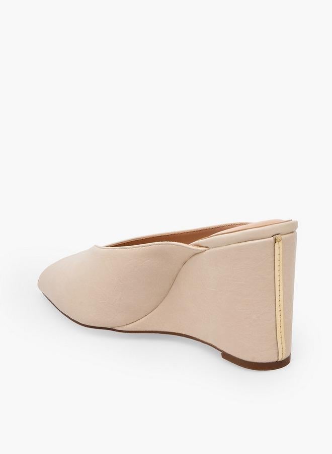 Celeste Women Crinkle Textured Wedge Heel Shoes - Image 5