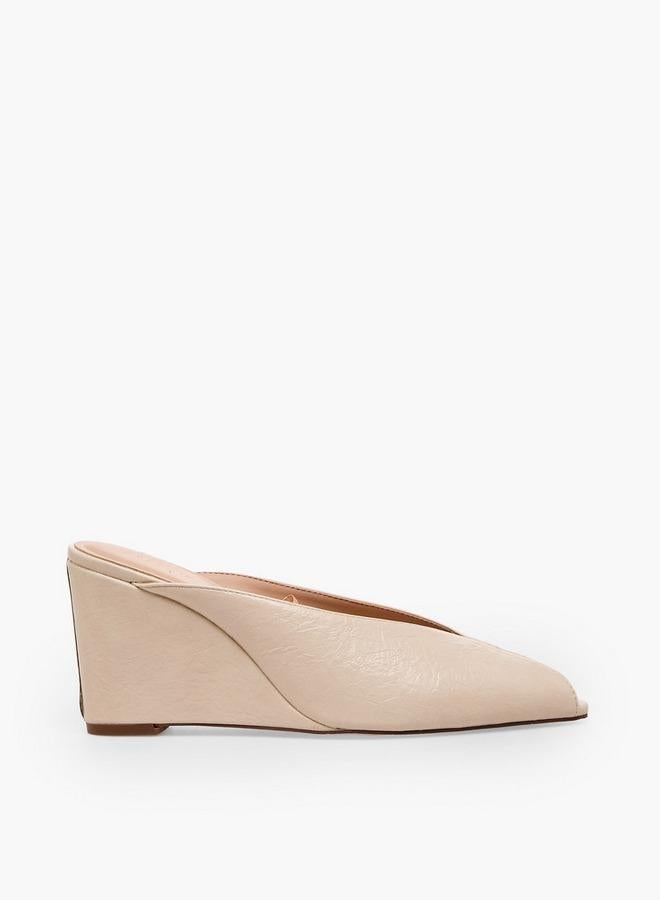 Celeste Women Crinkle Textured Wedge Heel Shoes - Image 1