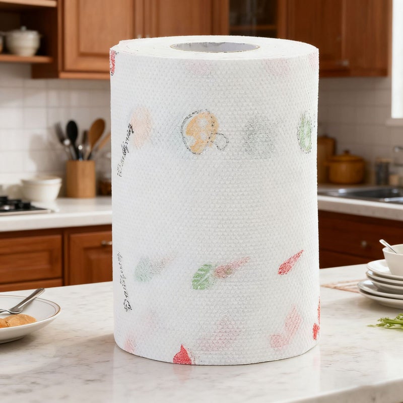 Household Kitchen Paper Towels, Thickened Non-Woven Fabric, Lazy Rags, Washable Disposable Rags, Lint-Free Kitchen Paper Towels - Image 4