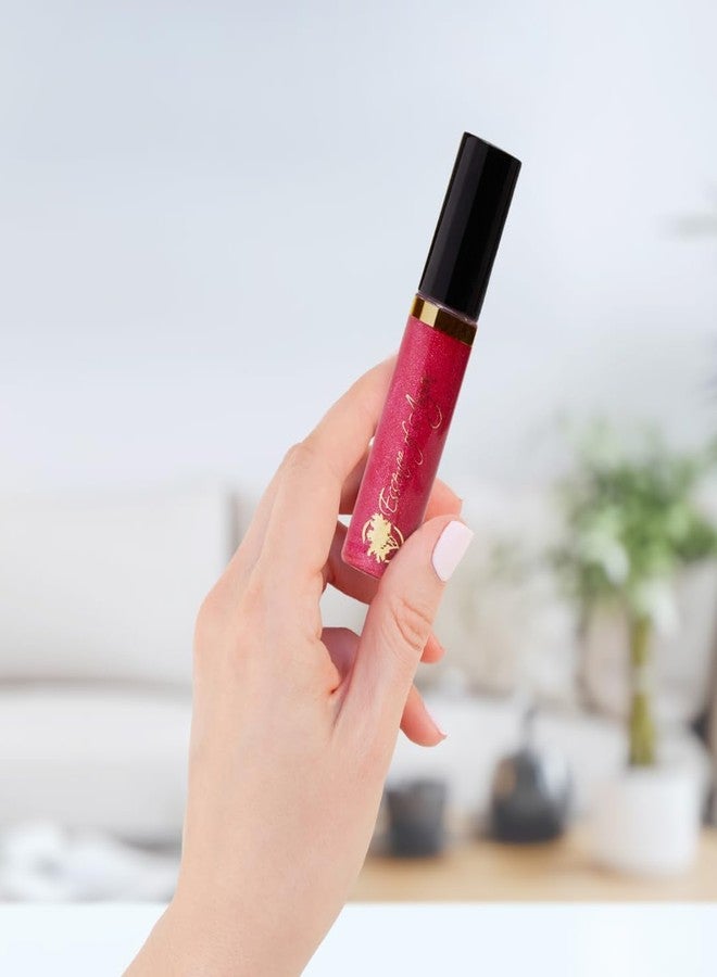 Essence Of Argan Cheery Rose Lip Gloss with Moroccan Argan Oil to Moisturize and Plump your Lips - Lip Care to Eliminate Dryness - Cherry Rose Matte Effect 0.25oz - Image 4