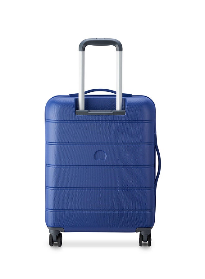 DELSEY عربة ترويجية صلبة بحجم 22 بوصة بأربع عجلات مزدوجة - لون أزرق داكن - Image 3