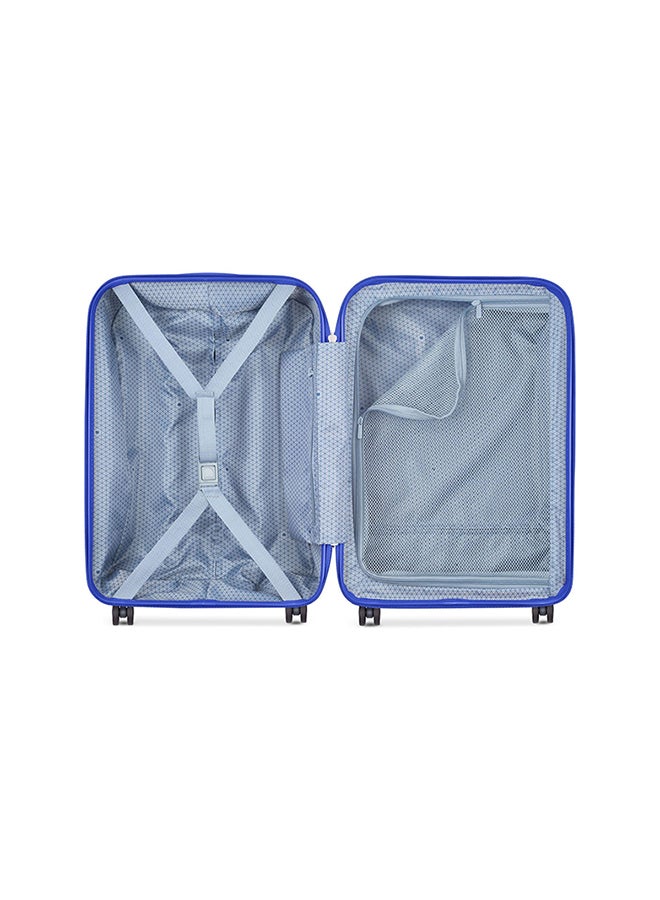 DELSEY عربة ترويجية صلبة بحجم 22 بوصة بأربع عجلات مزدوجة - لون أزرق داكن - Image 4