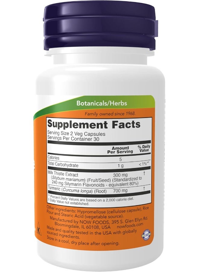 Now Foods - Silymarin Milk Thistle Extract 150 Mg. - 60 Vegetarian Capsules - Image 2