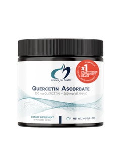 Designs for Health Quercetin-Ascorbate Powder - 500mg Quercetin Flavonoid Antioxidant Supplement - Vitamin C to Help Support Normal Histamine Response - Easy Drink Add-in, Vegan (100 Servings / 100g) - pzsku/Z503F14CDE836B5498576Z/45/_/1739882577/949d73b0-ad6e-4f17-ba32-7f5261de63c0