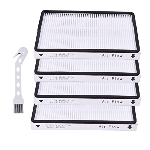 Syxtidy 4 Pack Vacuum Cleaner HEPA Filter for Sears Kenmore EF-1, Part #86889, 20-86889,20-53295, KC38KCEN1000,Also for Panasonic(Part # MC-V199H) - Image 1