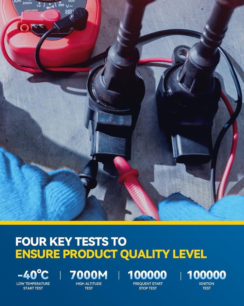 PHILTOP Ignition Coil Pack UF617 - Set of 6 for INFINITI and NISSAN Models - Image 4