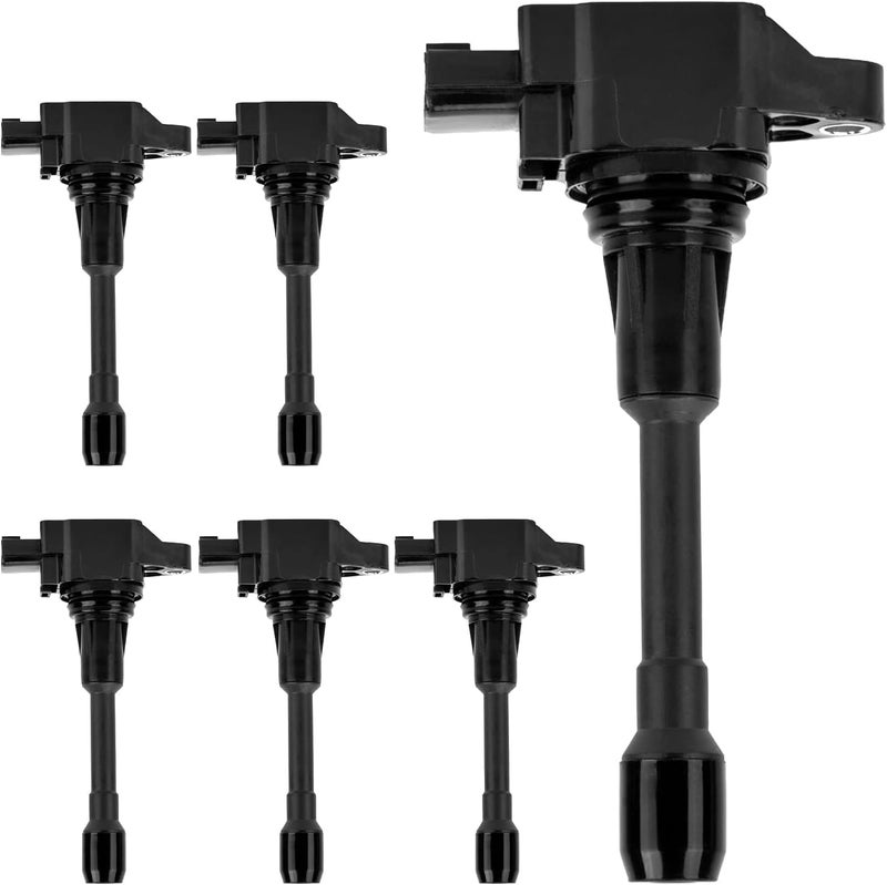 PHILTOP Ignition Coil Pack UF617 - Set of 6 for INFINITI and NISSAN Models - Image 2