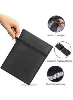 Generic Waterproof BBQ Grill Cover Barbeque Cover Anti Dust Rain UV for Gas Charcoal Electric Barbecue Accessories Outdoor Garden, 145×61×117cm  - Image 4