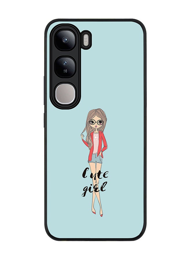 Stylizedd For vivo V40 Lite Case,Slim fit Camera Protection, Shockproof Thin Phone cover - Dreamer Cute Girl - Image 1