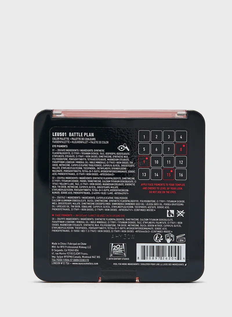 NYX PROFESSIONAL MAKEUP Ultimate Battle Plan Shadow Palette