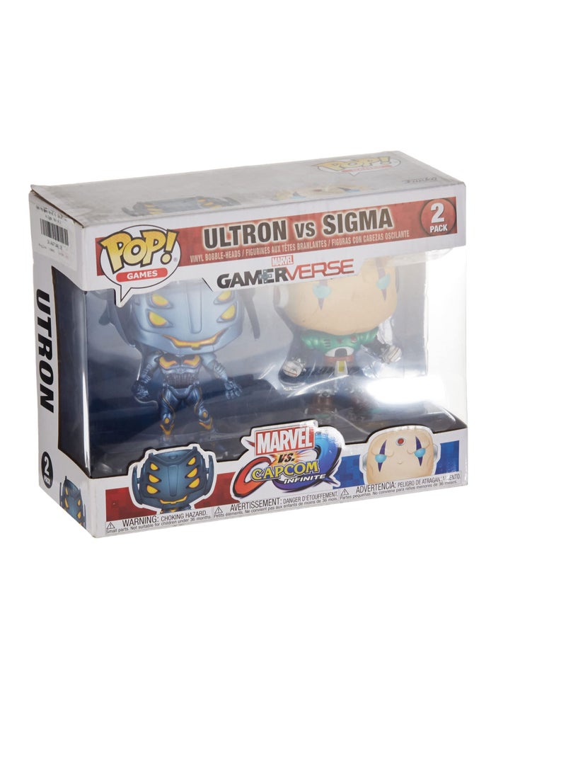 Funko - Games Marvel Vs. Capcom - Ultron Vs Sigma, Pack of 2, For All Ages, Action Figure - 22779 - Image 1