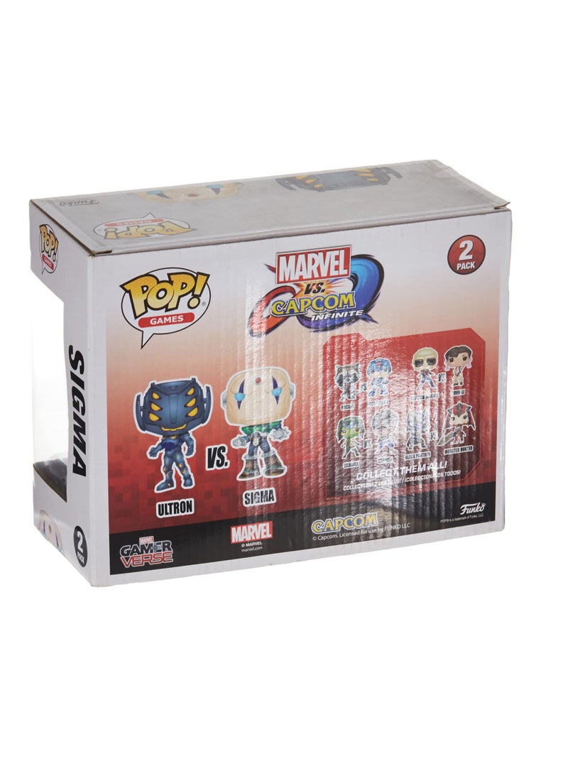 Funko - Games Marvel Vs. Capcom - Ultron Vs Sigma, Pack of 2, For All Ages, Action Figure - 22779 - Image 1