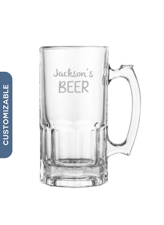 Share the Love Personalised Engraved Beer Glass for a Stylish and Memorable Drinking Experience  - Image 1