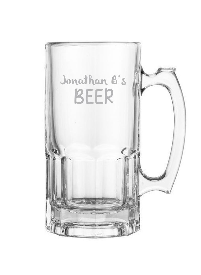 Share the Love Personalised Engraved Beer Glass for a Stylish and Memorable Drinking Experience  - Image 3