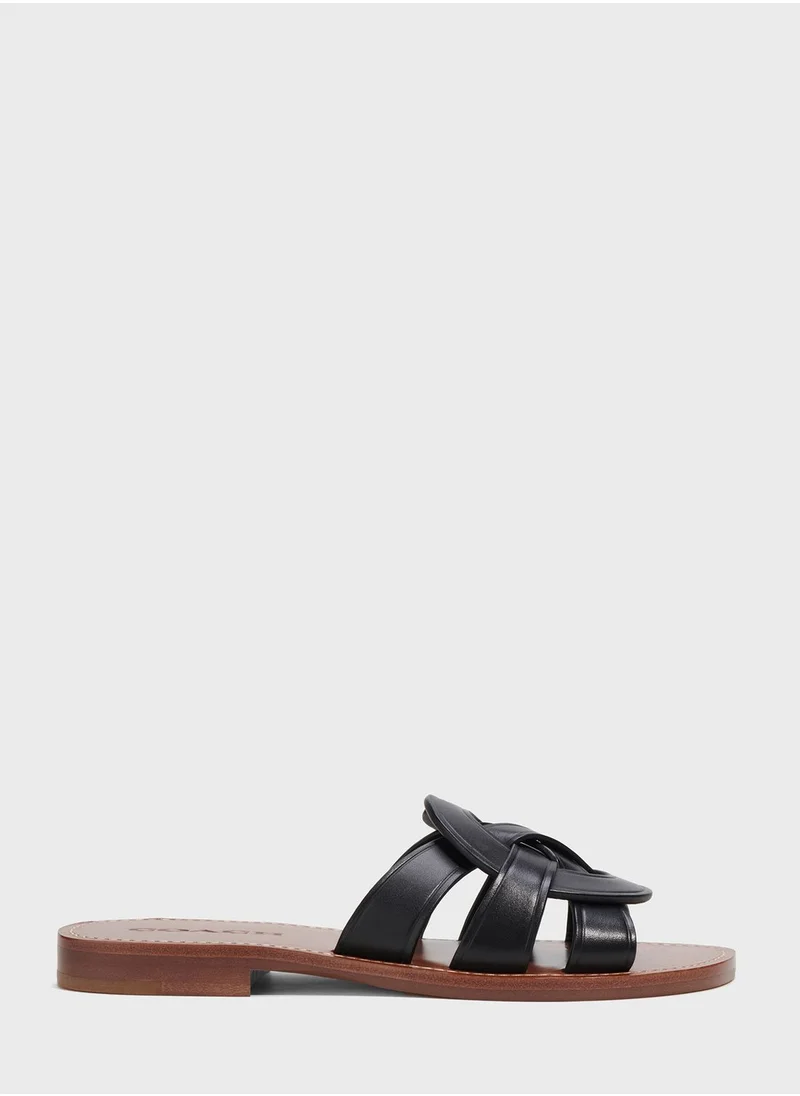 COACH Multi Strap Sandals