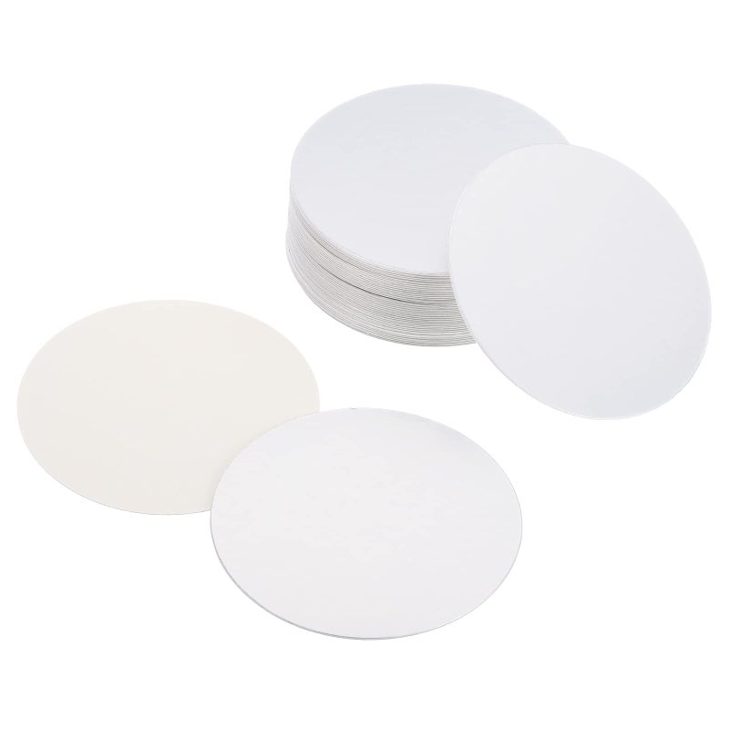 PATIKIL 70mm276 Aluminum Foil Cap Liner 75 Pack Resistant Tamper Induction Heat Sealer Sealing Liners for PE Plastic Bottle Jar Lid