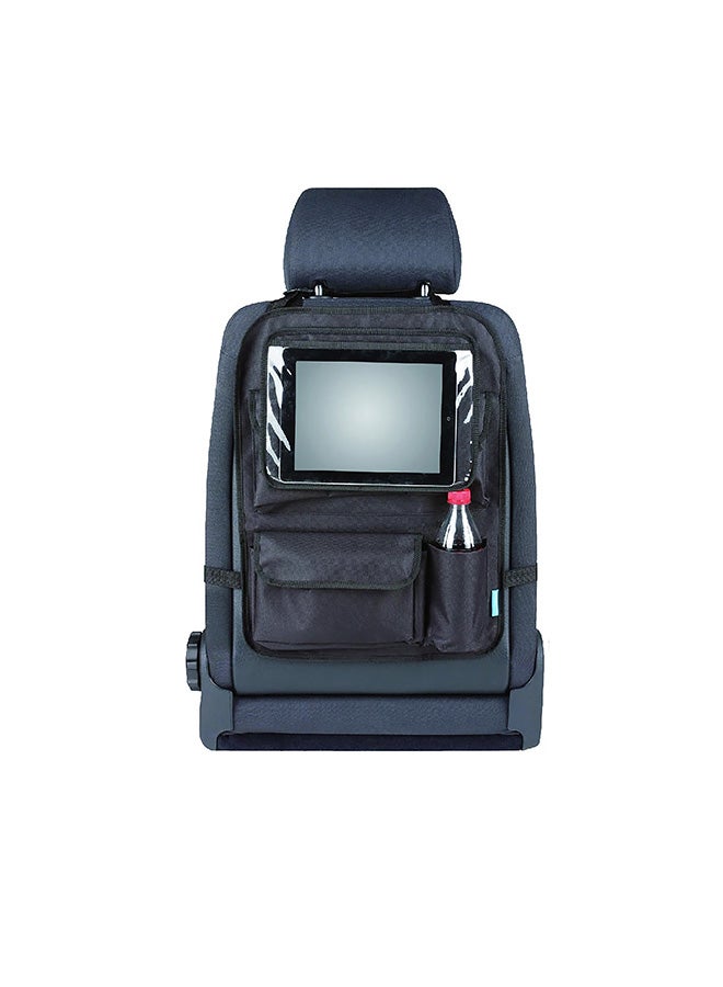 BACK COMFORT Car Organizer Holder – Tray for Drinks and Food, Foldable and Easy to Install on Steering Wheel or Back Seats