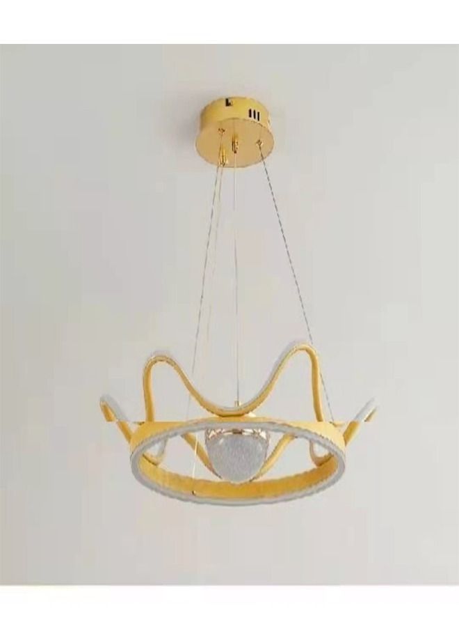 C&C Home 1-Piece New Design Crown Shape LED Chandelier Ceiling Light Fixture Ceiling Lamp for Kid's Bedroom  - Image 2