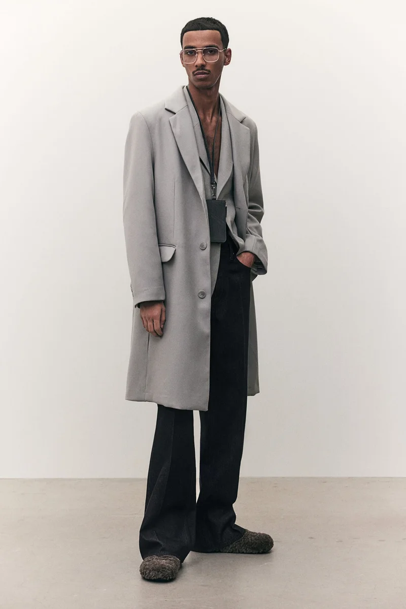 اتش اند ام جينز بخصر عالي وقصّة بوت كت