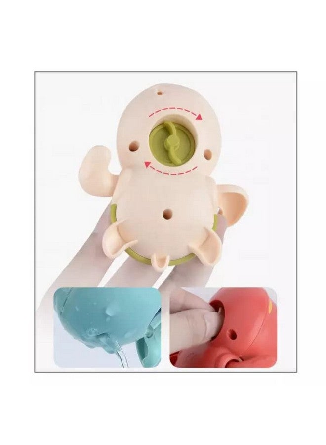 WISHKEY Pack of 2 Swimming Turtle Bath Toy for Babies, Floating Toys for Kids Tub, Cute Bathing Toys for Toddlers, Bathtub Toys for Baby Boys & Girls, Bathing Toys for Baby for 0-3 Years (Multicolor) - Image 5