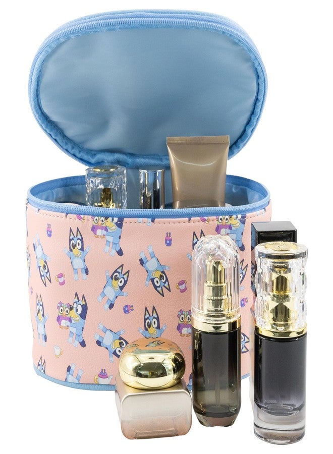 فاست فوروورد حقيبة مكياج بلووي - منظم مكياج، حقيبة أدوات تجميل للسفر للنساء والفتيات | حقيبة مستحضرات تجميل لطيفة، حقيبة سفر للأطفال، حقيبة سفر، حقيبة أدوات تجميل للنساء، تخزين المكياج | للأعمار من 3 سنوات فما فوق - Image 4