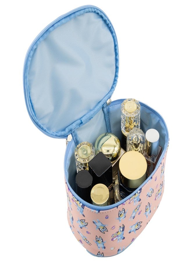 فاست فوروورد حقيبة مكياج بلووي - منظم مكياج، حقيبة أدوات تجميل للسفر للنساء والفتيات | حقيبة مستحضرات تجميل لطيفة، حقيبة سفر للأطفال، حقيبة سفر، حقيبة أدوات تجميل للنساء، تخزين المكياج | للأعمار من 3 سنوات فما فوق - Image 5
